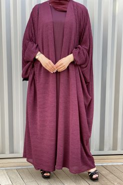 Maroon Abaya Set