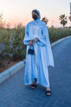 MOISTREET 000010 2 1 4-Pieces Abaya Set