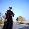 UI19003 1 Sporty Pink Strips Abaya