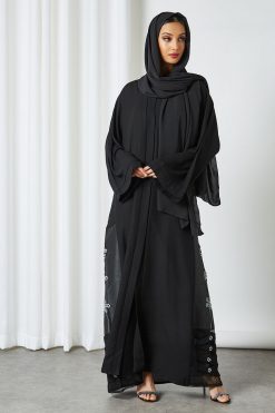 0621 bsi3179 3 Beads Embellished Abaya