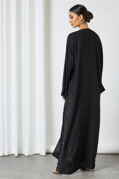 0621 bsi3180 4 Beads Embellished Abaya