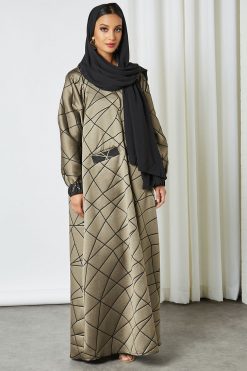 0621 bsi3187 4 Pockets Style Abaya