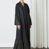 Front Full Embroidered Abaya
