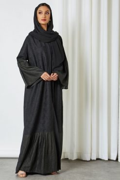 0621 bsi3190 3 Front Full Embroidered Abaya