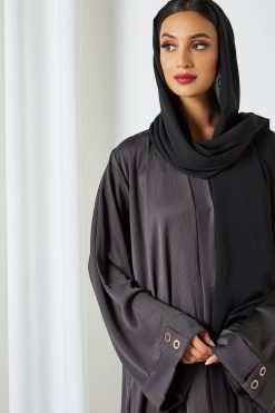 0621 bsi3191 2 Collared Bisht Abaya With Dress