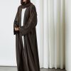 Beads Embellished Bisht Abaya
