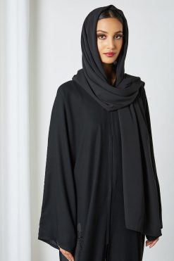 0621 bsi3199 4 Beads Embellished Pocket Style Abaya