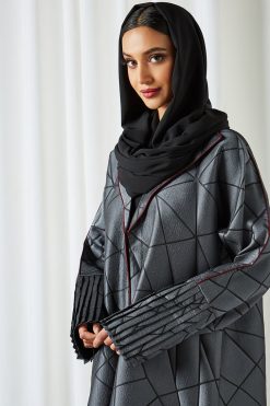 0621 bsi3215 3 Collar Style Abaya