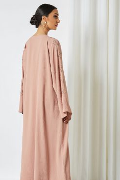 0621 bsi3228 3 Beads Embellished Abaya