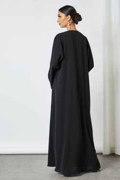 0621 bsi3231 4 Beads Embellished Abaya