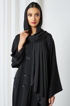 0621 bsi3234 3 Beads Embellished Abaya