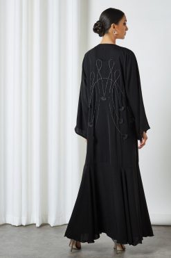 0621 bsi3234 4 Beads Embellished Abaya