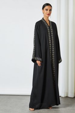 0621 bsi3235 4 Beads Embellished Abaya