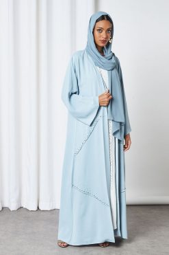 0621 bsi3239 3 Beads Embellished Abaya
