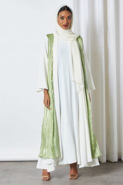 0621 bsi3250 3 Dual Layer Bisht Abaya