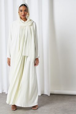 0621 bsi3262 3 2 Piece Color Modest Dress For Ladies