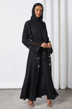 0621 bsi3277 2 Beads Embellished Abaya