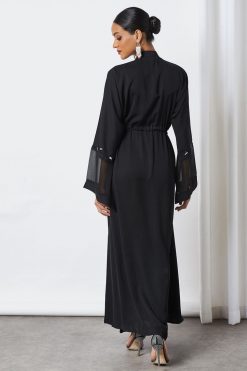 0621 bsi3277 4 Beads Embellished Abaya