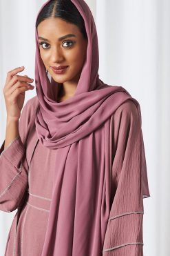 0621 bsi3281 4 Flared Cotton Casual Abaya