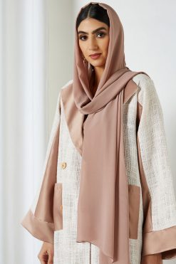 0621 bsi3293 3 Collared Modern Style Abaya
