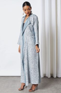 0621 bsi3294 3 Collared Modern Style Abaya