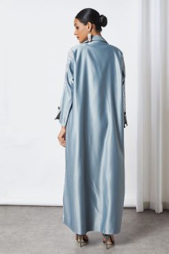 0621 bsi3294 4 Collared Modern Style Abaya