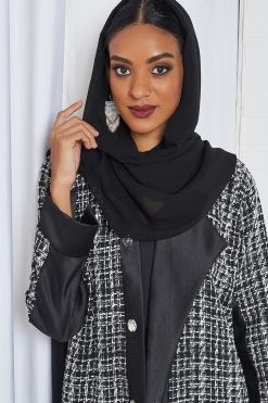0621 bsi3295 3 Collared Modern Style Abaya