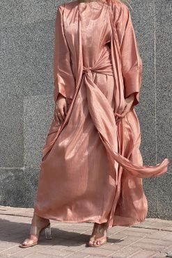 Rust Orange Abaya Set 11 MOI072141 2 2 Rust Orange Abaya Set