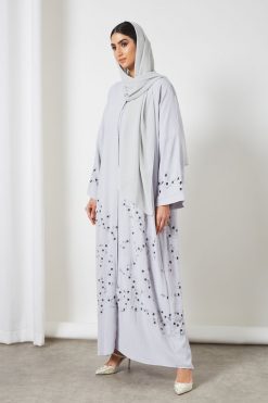 Beads embellished abaya