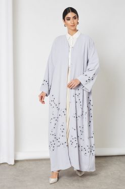 bsi3304 3 Beads embellished abaya