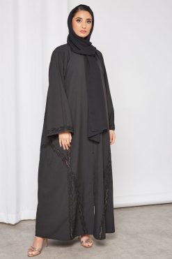 Beads embellished abaya