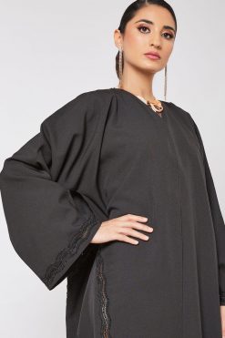 bsi3307 3 Beads embellished abaya