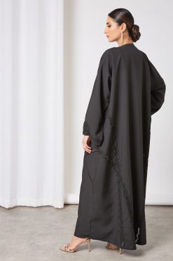 bsi3307 4 Beads embellished abaya