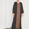bsi3309 1 Double shirt abaya