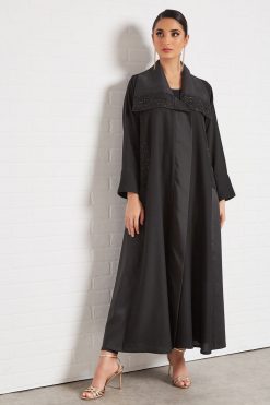 Beads embellished abaya