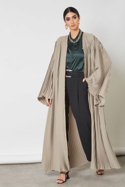 bsi3320 3 Overall Pleated abaya