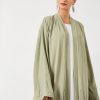 Beads embellished bisht abaya
