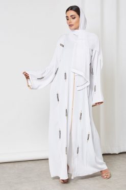 bsi3352 3 beads embellished abaya