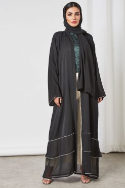 bsi3354 3 beads embellished abaya