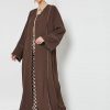 beads embellished abaya