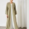 beads embellished bisht abaya