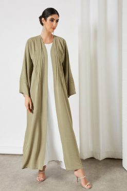 beads embellished bisht abaya