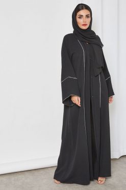 bsi3358 3 beads embellished abaya