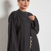 beads embellished abaya