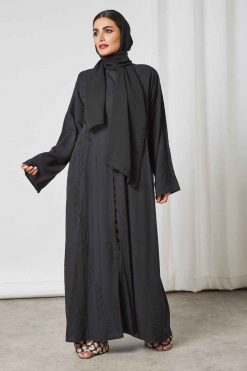 bsi3359 3 beads embellished abaya
