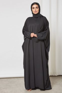 bsi3364 3 Bahrini style beads embellished abaya