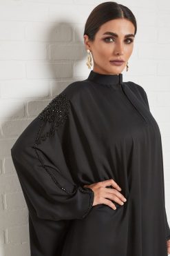 bsi3364 4 Bahrini style beads embellished abaya