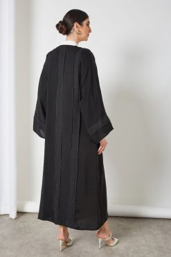bsi3372 45 embroidered and lace embellished abaya