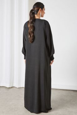 bsi3392 5 Pleated bisht abaya