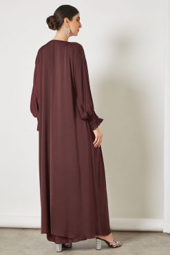bsi3393 5 Pleated bisht abaya